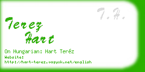 terez hart business card
